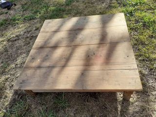 Tavolo quadrato legno massello 100x100