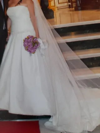 Vestido de Novia Rosa Clará Talla XL/42