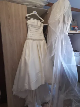 Vestido de Novia Rosa Clará Talla XL/42