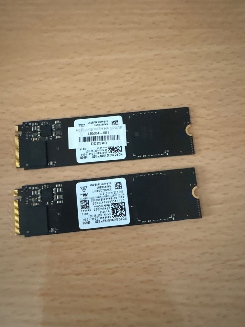 SSD M.2 NVMe 256GB WD SN740