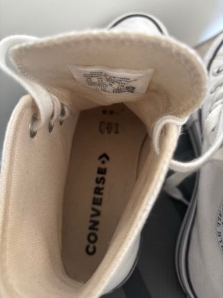 Converse All Star Plataforma Blancas