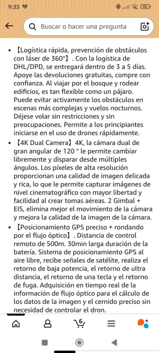 Drone KF102 Max GPS Obstáculos 4k