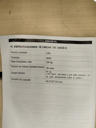 Pedaleador electrico