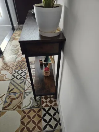 Mesa consola estilo industrial