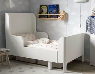 Cama extensible infantil IKEA Busunge + Colchón