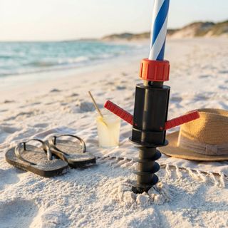 Picchetto Ombrellone Spiaggia Plastica Gigante