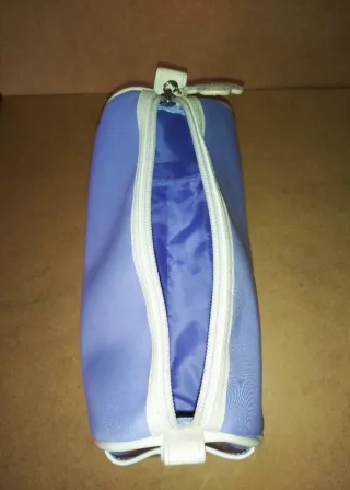 Lote Neceser Vichy Blanco y Azul