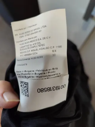 Vestido Hugo Boss Gris Nuevo