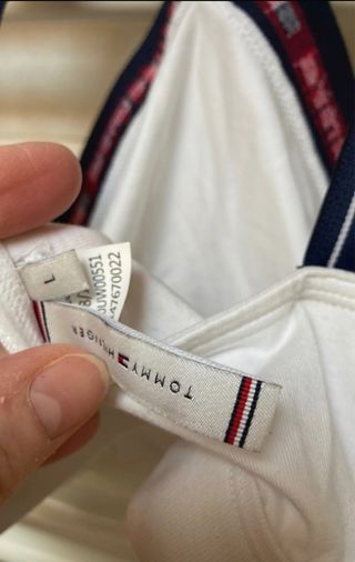 Top L Tommy Hilfiger Bianco
