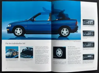 Catálogo Ford Escort Cabrio 1994
