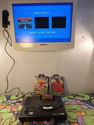 Sega Mega Drive 1 + 2 giochi PAL EUR