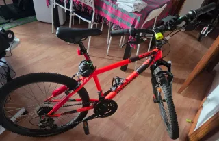 Bicicleta Rockrider Montaña color naranja