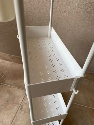 Carrito Estrecho Almacenaje Blanco