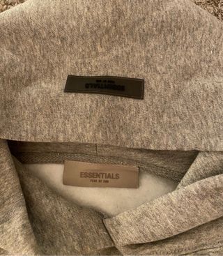 Felpa Essentials Grigia Taglia S