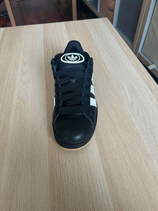 Adidas Campus Zapatillas Cuero Negras