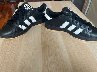 Adidas Campus Zapatillas Cuero Negras