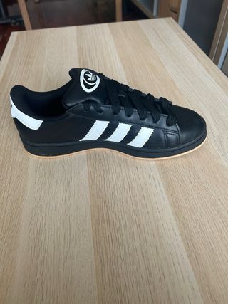 Adidas Campus Zapatillas Cuero Negras