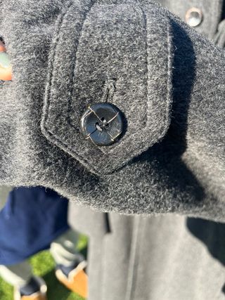 Abrigo Loden Corte Inglés Gris