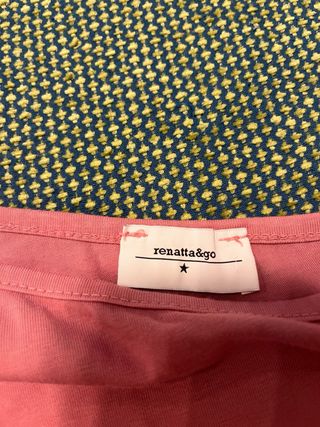 Camiseta asimétrica Renatta & Go rosa