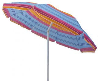 Ombrellone da Spiaggia Tondo 200cm Palo Pieghevole