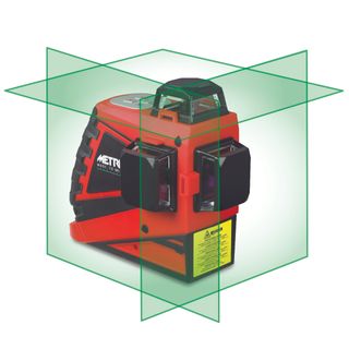 Nivel Láser 3D Mini Green 360º c/Mando