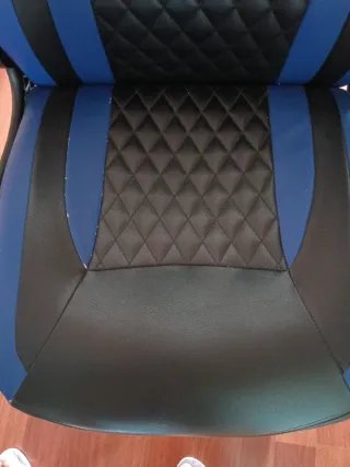 Silla Gamer Negra y Azul