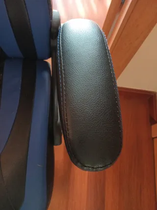 Silla Gamer Negra y Azul