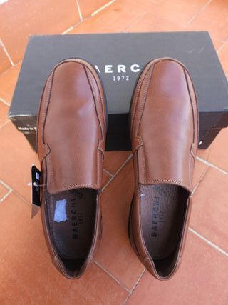Zapatos de piel Baerchi marrones