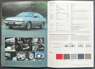 Catálogo Mitsubishi Starion 1986