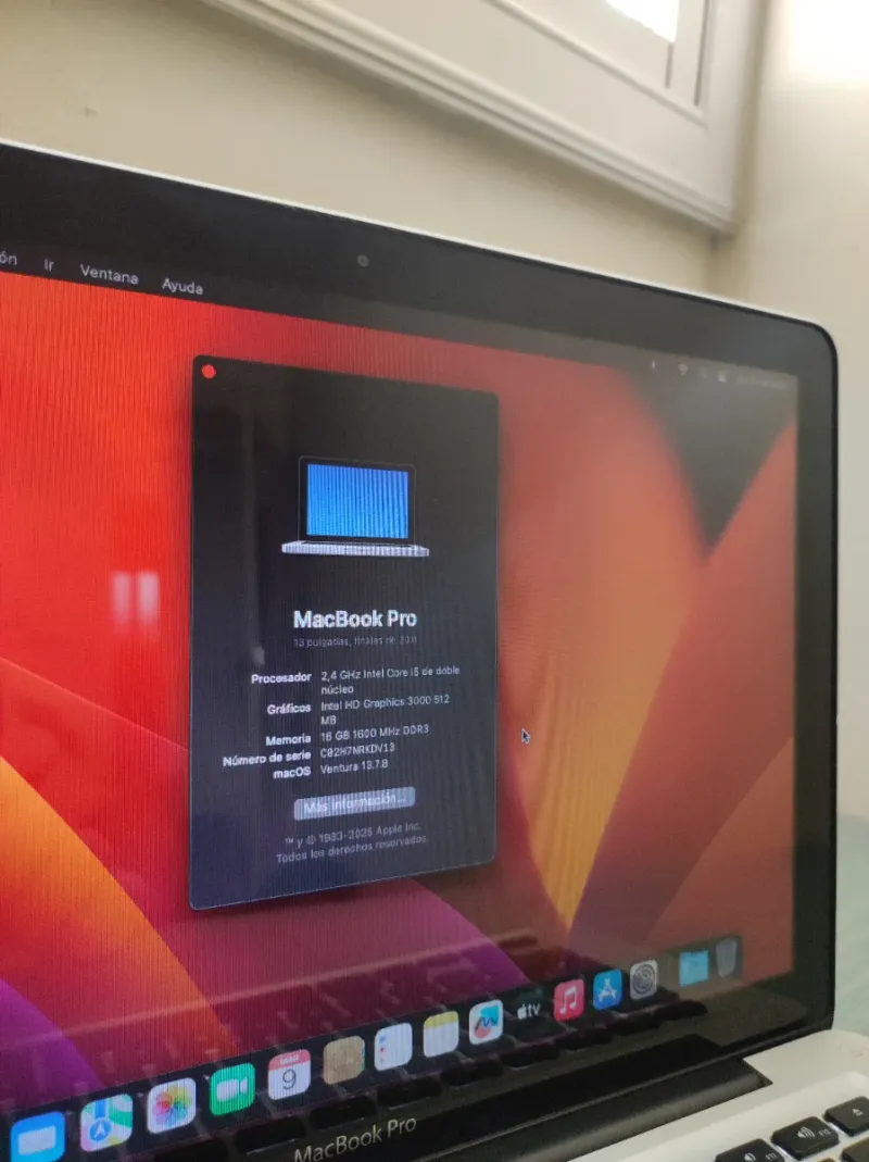 MacBook Pro 13 16GB RAM 500GB afbeelding 6