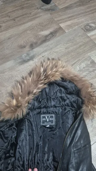 Bomber Vintage Nappa e Pelo Naturale - S