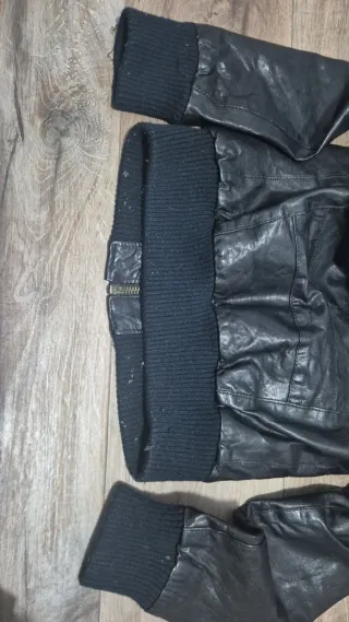 Bomber Vintage Nappa e Pelo Naturale - S