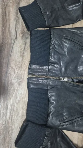 Bomber Vintage Nappa e Pelo Naturale - S