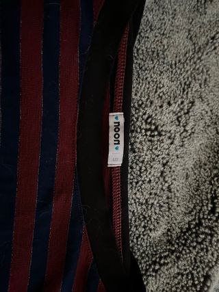 Jersey rayas rojo y negro talla S