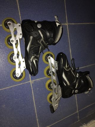 Patines en línea Fila negros talla 44