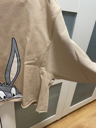 Sudadera beige Bugs Bunny hi.