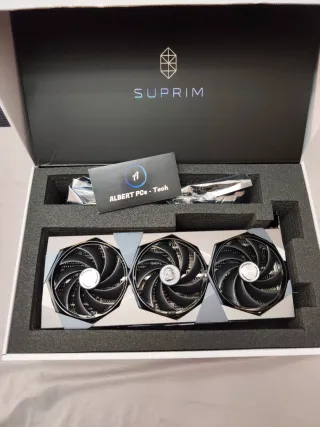 Disipador MSI RTX 4090 SUPRIM X + caja