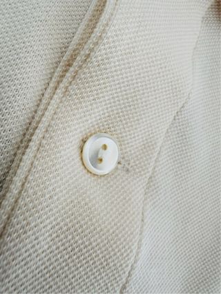 Polo Lacoste crema Talla XXL