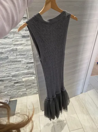 Vestito donna grigio taglia unica