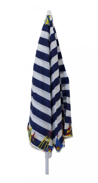 Ombrellone Spiaggia Inclinabile Telo in Nylon 1,5M