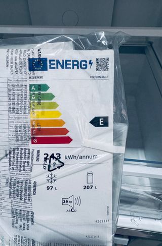 286.Frigorifico Hisense No frost Nuevo Tara! Inox
