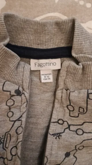 2 Felpine Fagottino 9-12 mesi