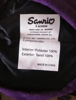 Lote 2 Neceseres Hello Kitty Morado y Beige Lacito