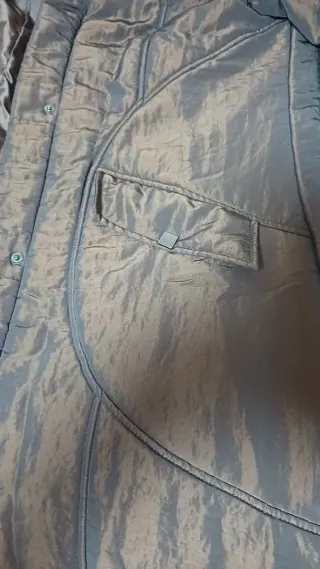 Abrigo largo mujer marrón