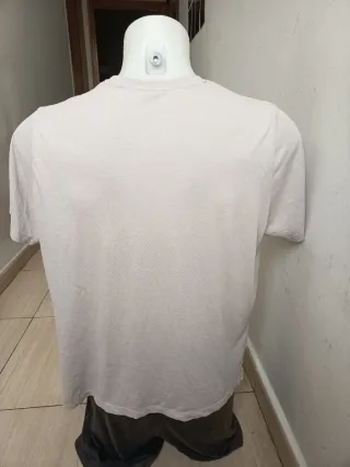 Camiseta Lefties Beige Estampada