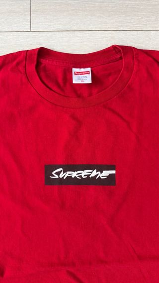 Camiseta Supreme Box Logo Roja Talla XL