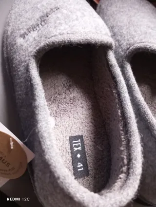 Zapatillas de casa para caballero grises