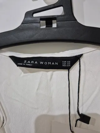 Vestido blanco Zara