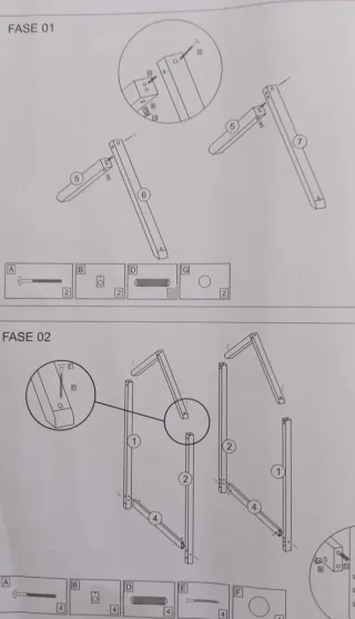 Estructura cama casa madera blanca