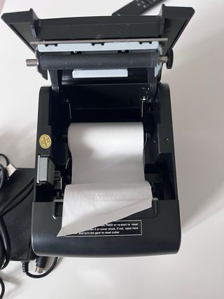 Impresora Térmica de Recibos Negra